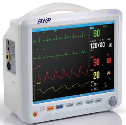 12.1 inch TFT LCD Display Patient Monitor with 6 Standard parameters ECG, RESP, NIBP, SPO2, 2-TEMP, PR/HR